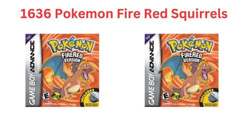 1636 - pokemon fire red (u)(squirrels).gba rom|listing of Pokemon